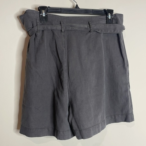 Faherty | Women’s Arlie Tie Waisted Shorts Grey Linen Blend Size XL NWT - Picture 4 of 7